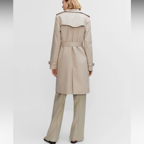 Mango Beige Trench Coat - Picture 4 of 16